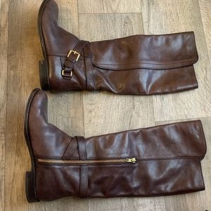 Knee high riding boots